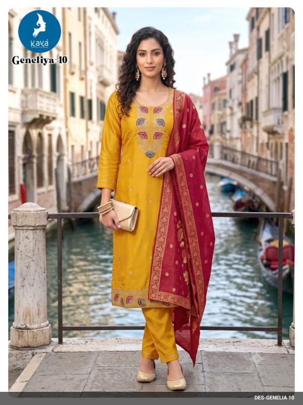 Kaya genelia 3pcs plain kurti wholesale